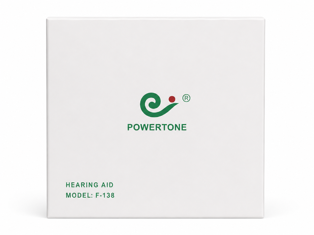 POWERTONE F-138 BTE Hearing Aid (Model: F-138) image 2