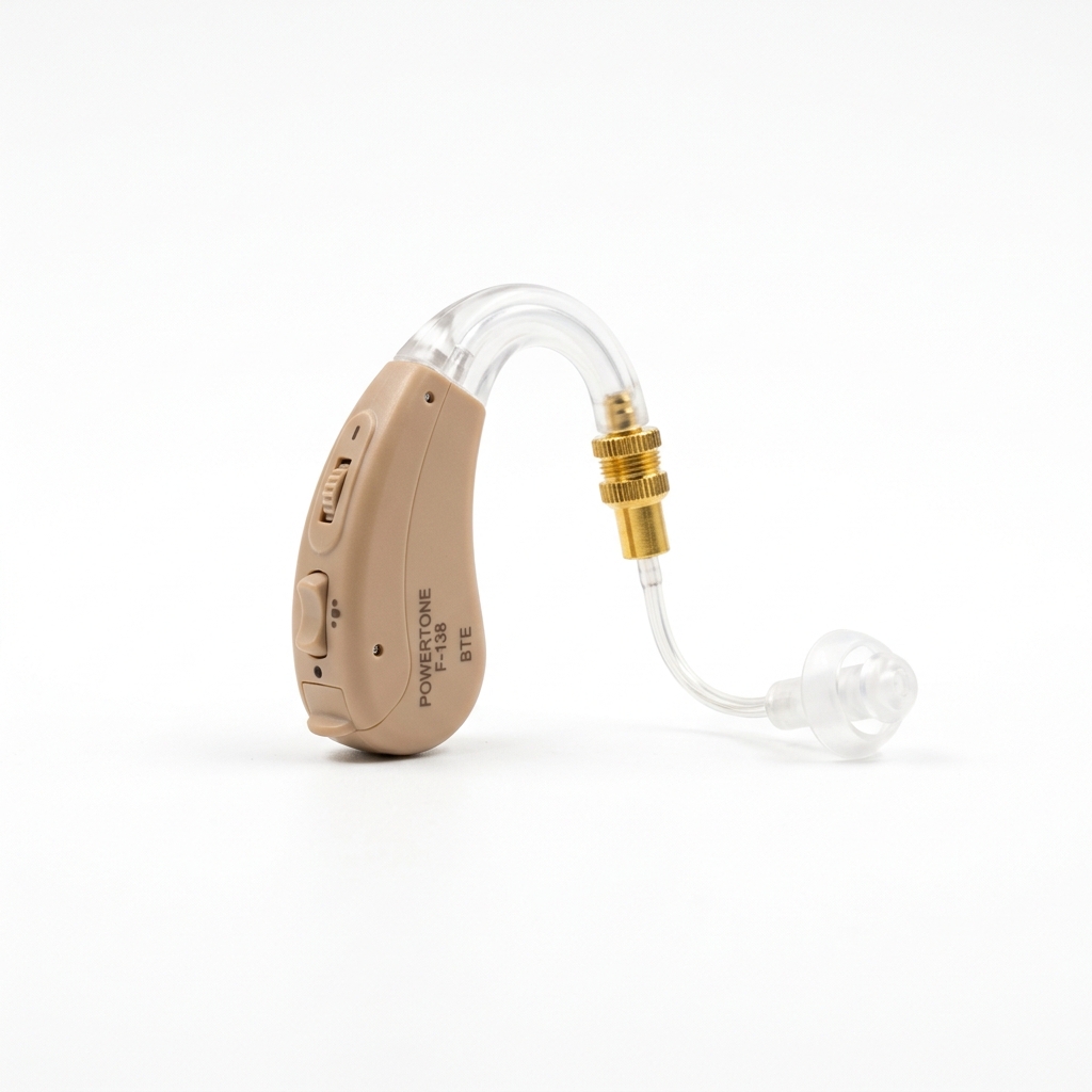 POWERTONE F-138 BTE Hearing Aid (Model: F-138) image 3